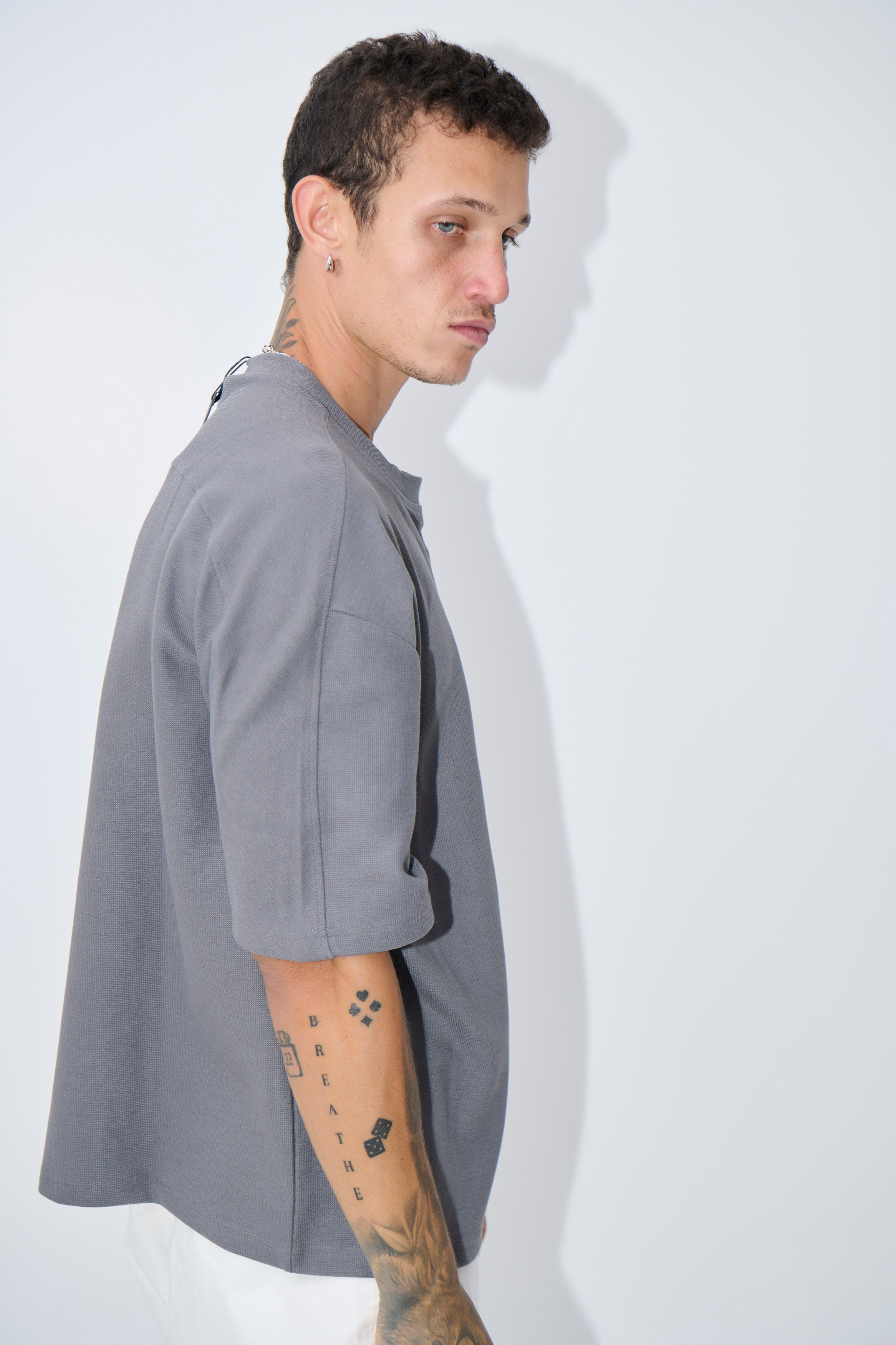 Henry Heavyweight Tee Charcoal