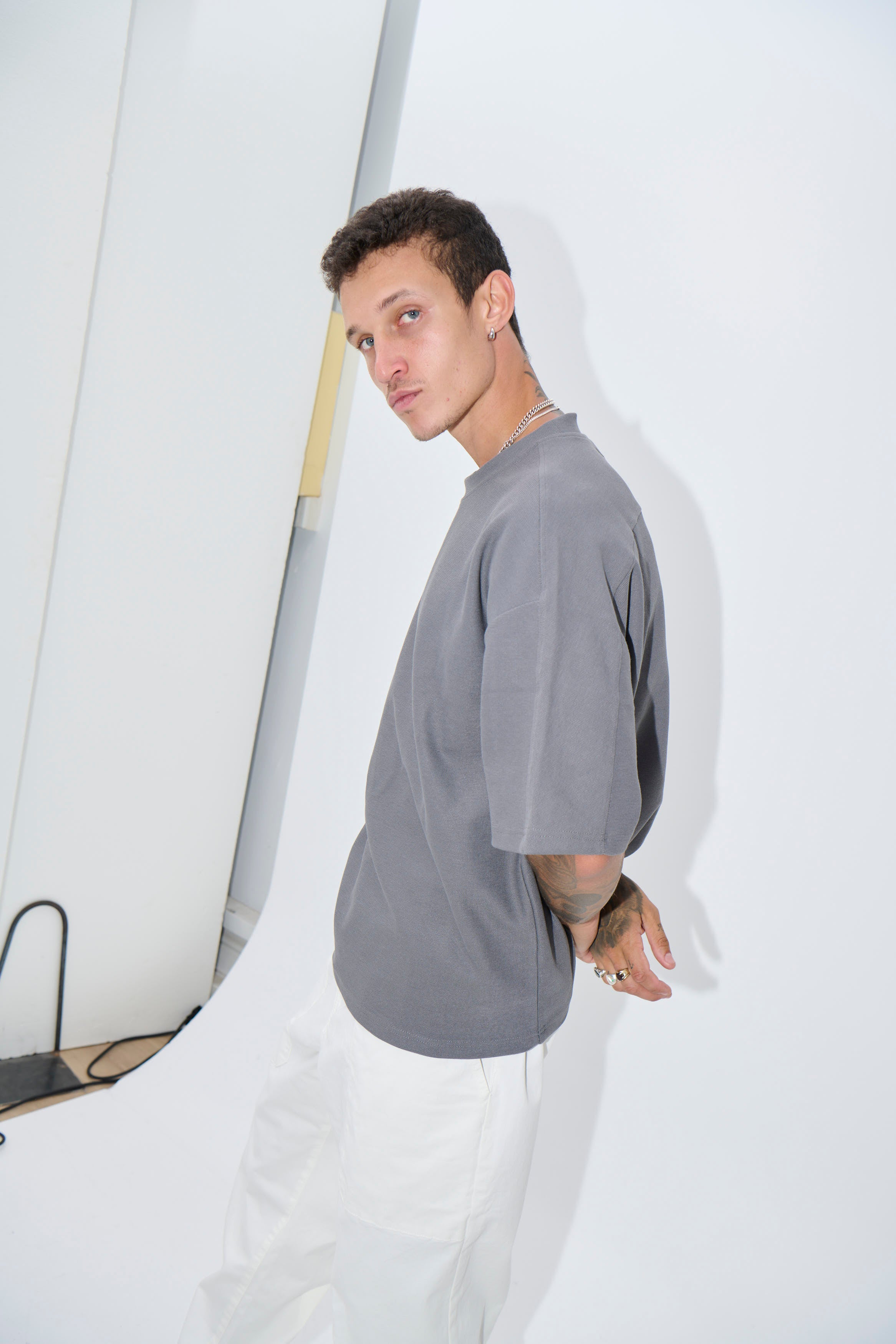Henry Heavyweight Tee Charcoal