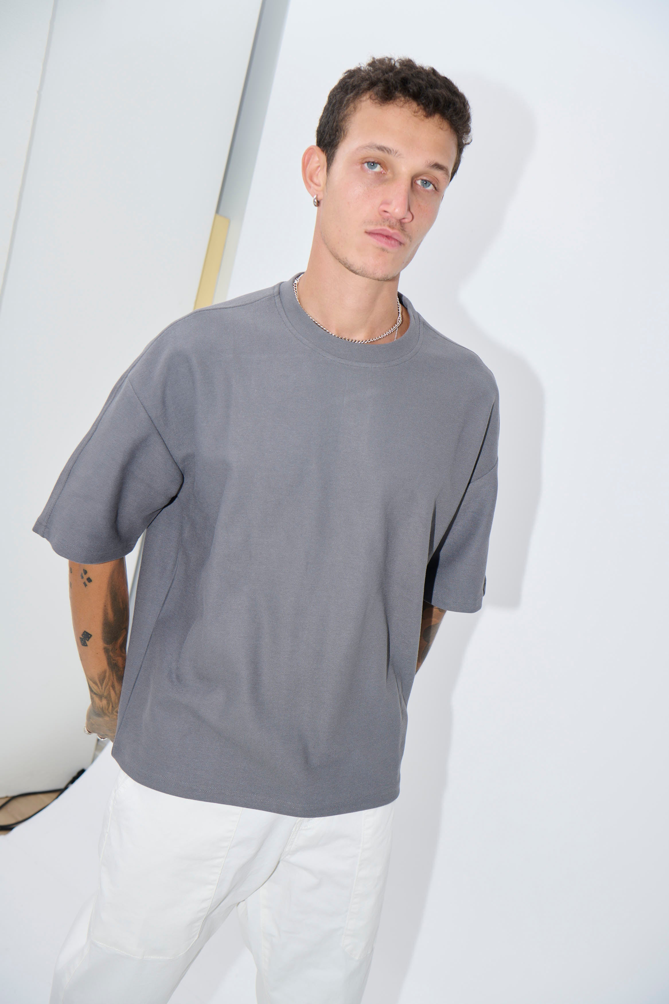 Henry Heavyweight Tee Charcoal