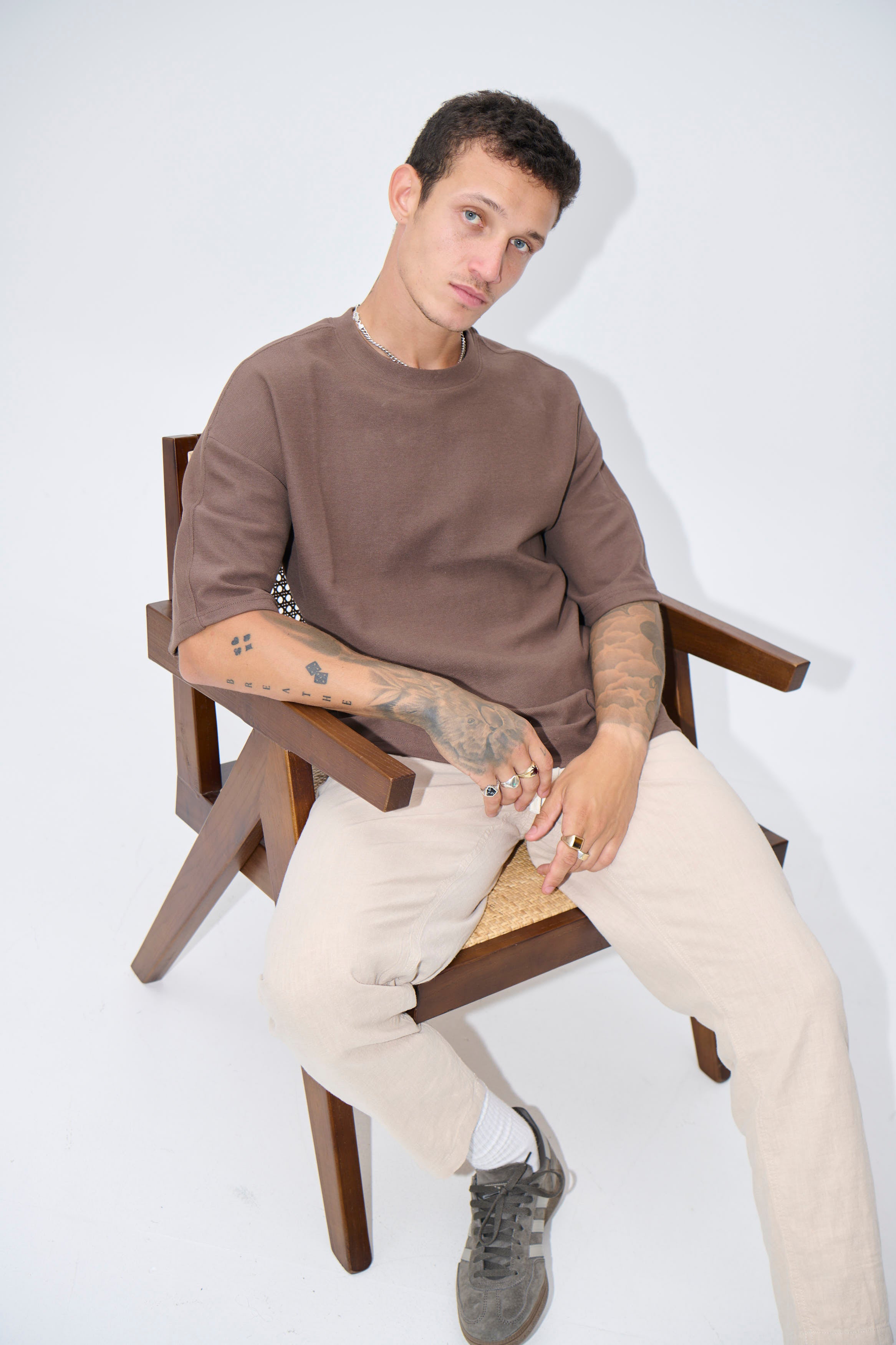 Henry Heavyweight Tee Choc