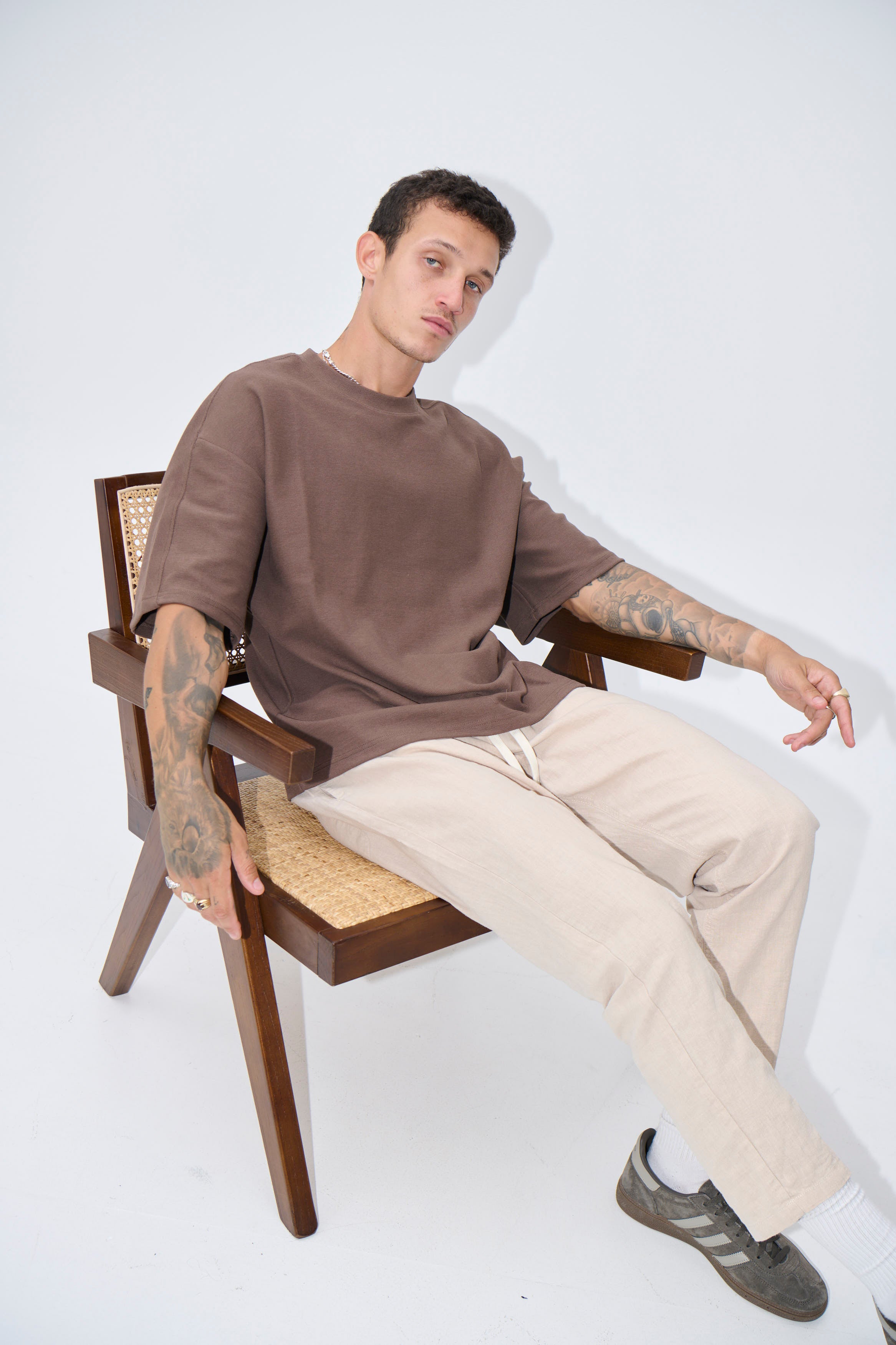 Henry Heavyweight Tee Choc