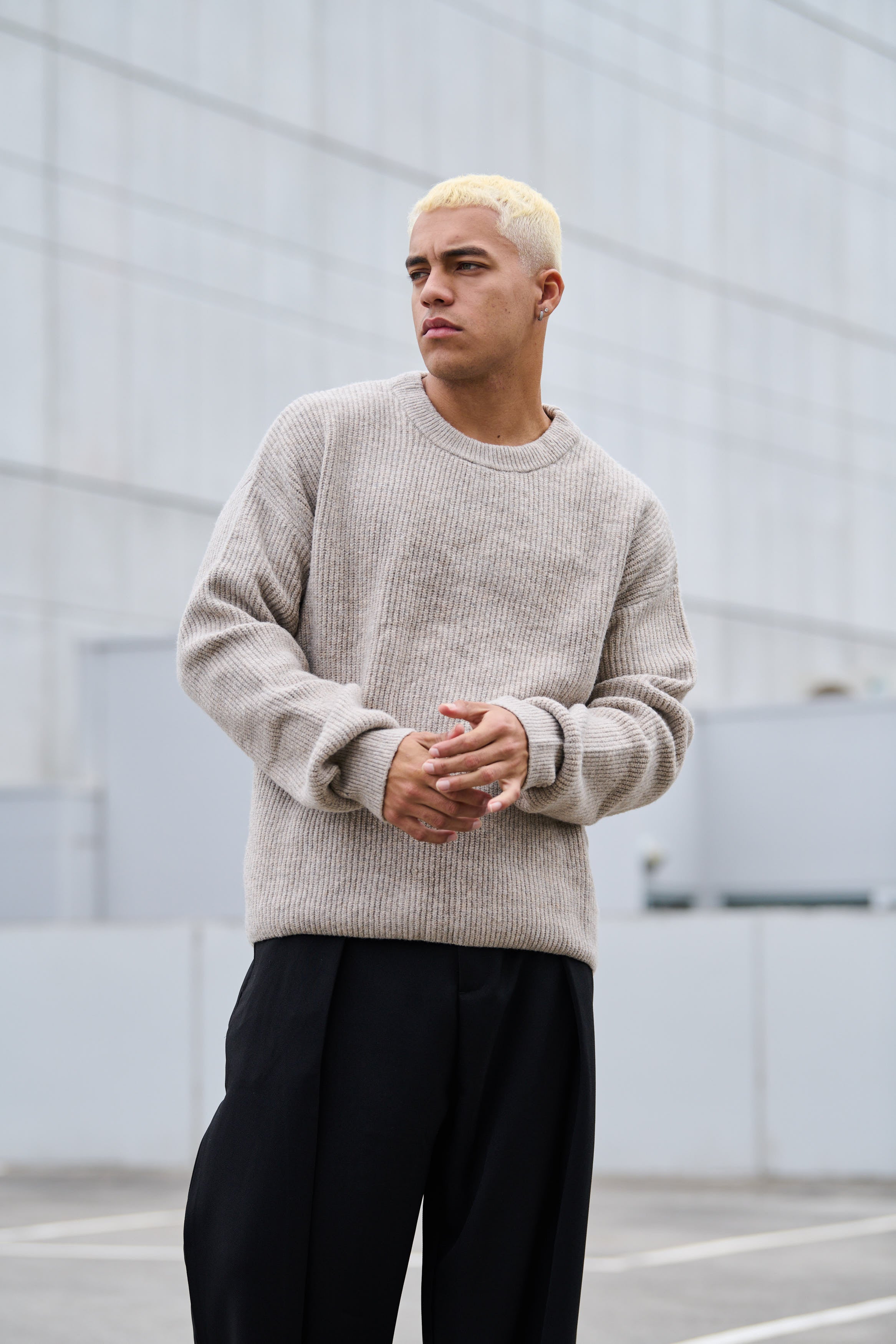 Slouch Knit Light Tan