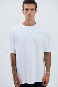 Timothy Crew Neck Tee White