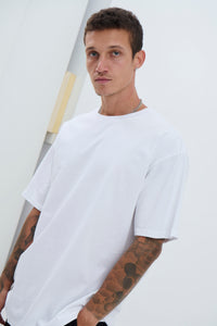 Timothy Crew Neck Tee White