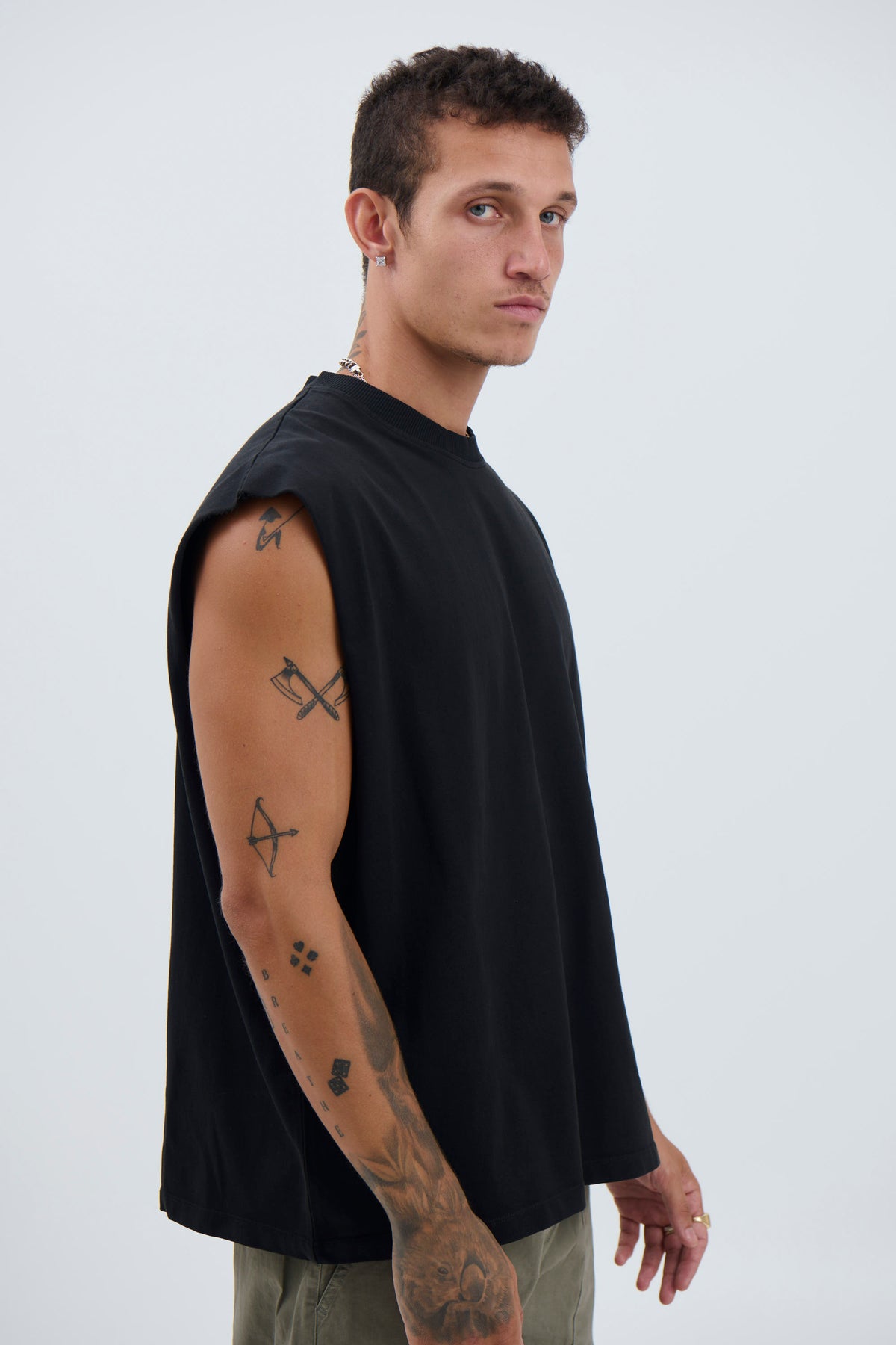 Heavyweight Crew Tank Black