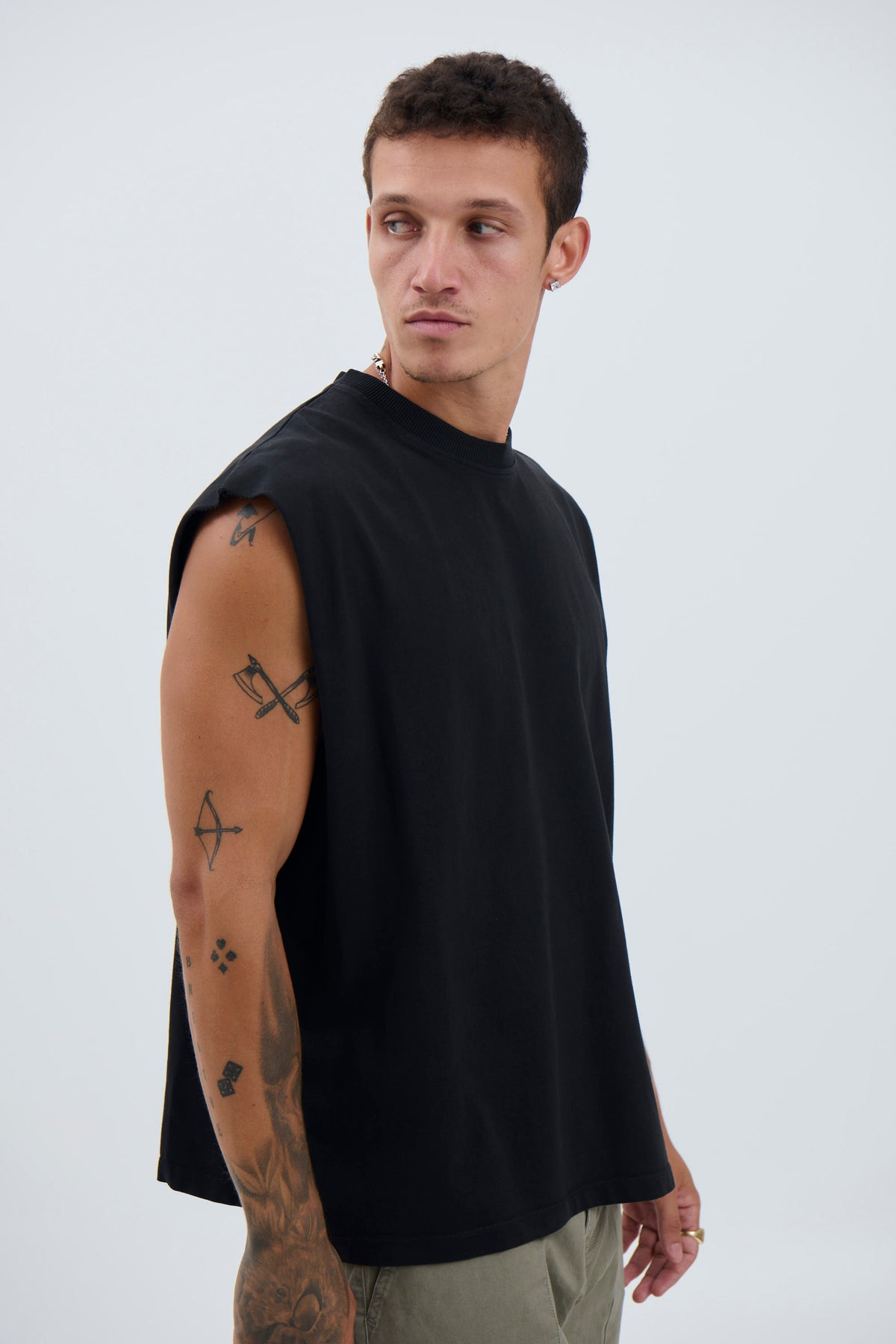 Heavyweight Crew Tank Black