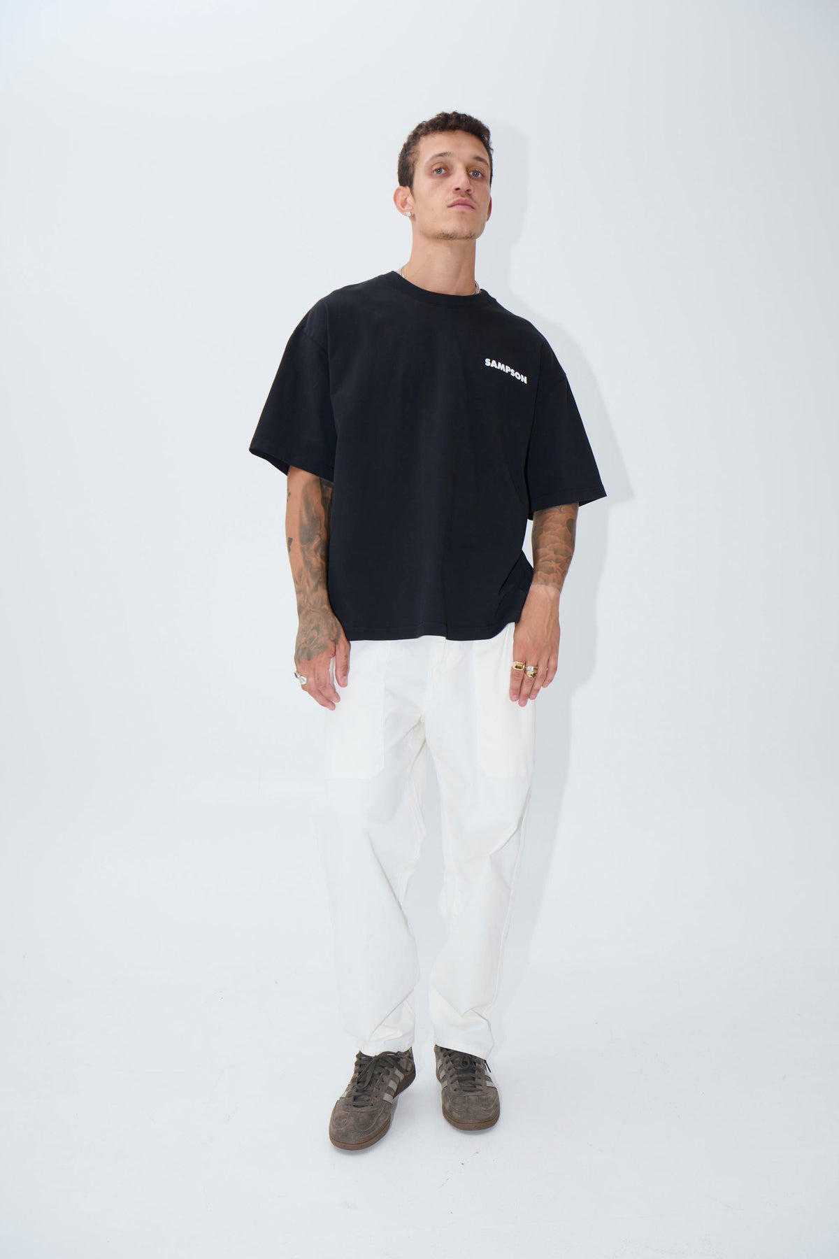 Damien Straight Pant Ivory