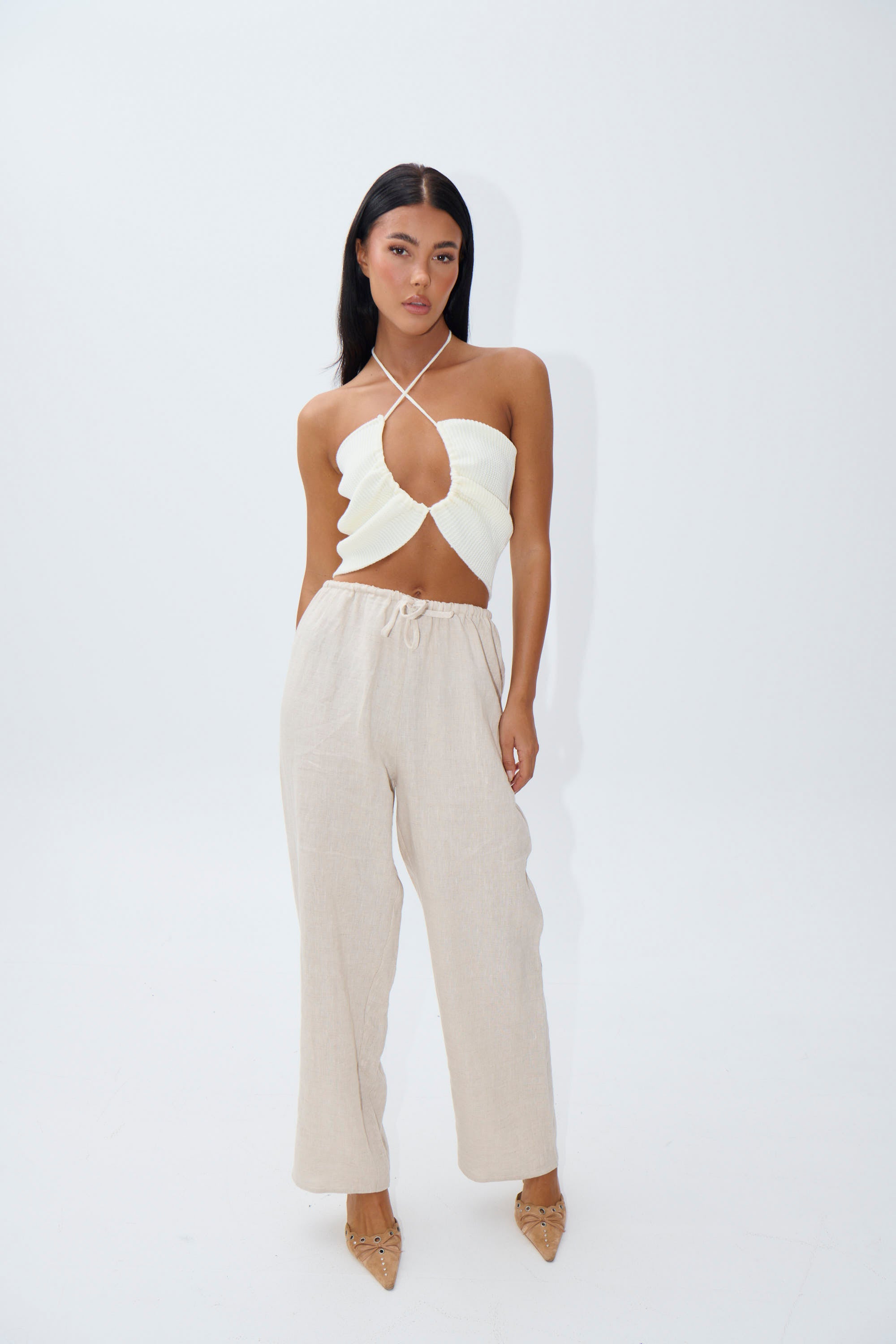 Paloma Crop White - FINAL SALE
