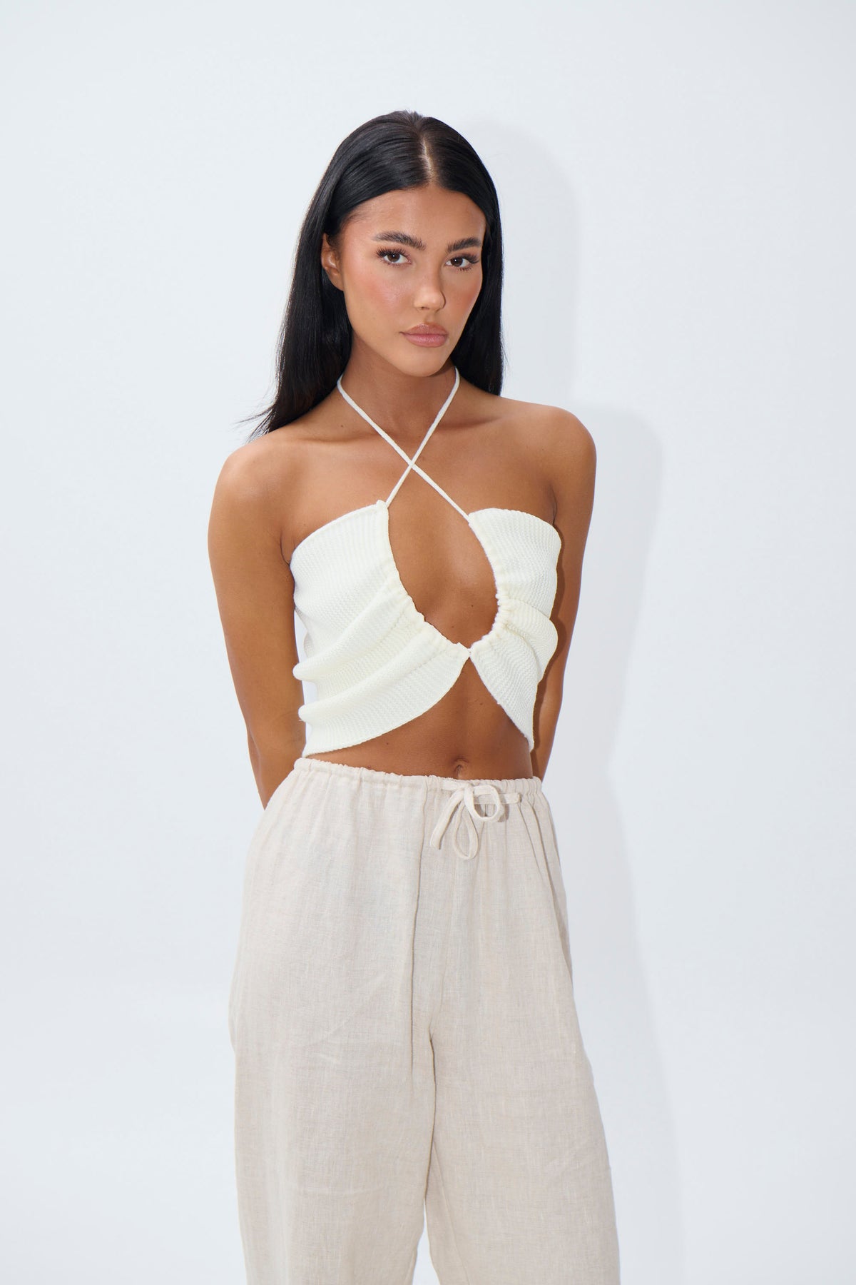 Paloma Crop White