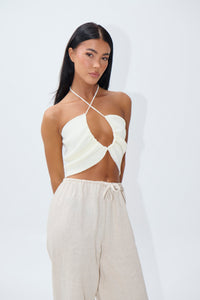 Paloma Crop White