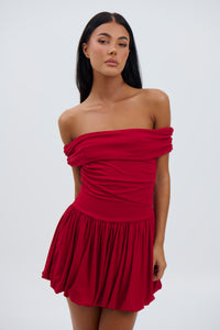 Manalla Mini Dress Cherry