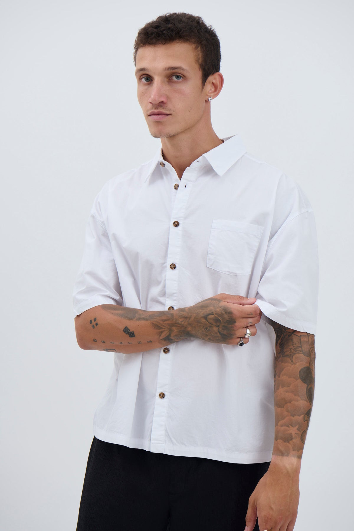 Scott Short Sleeve Shirt White