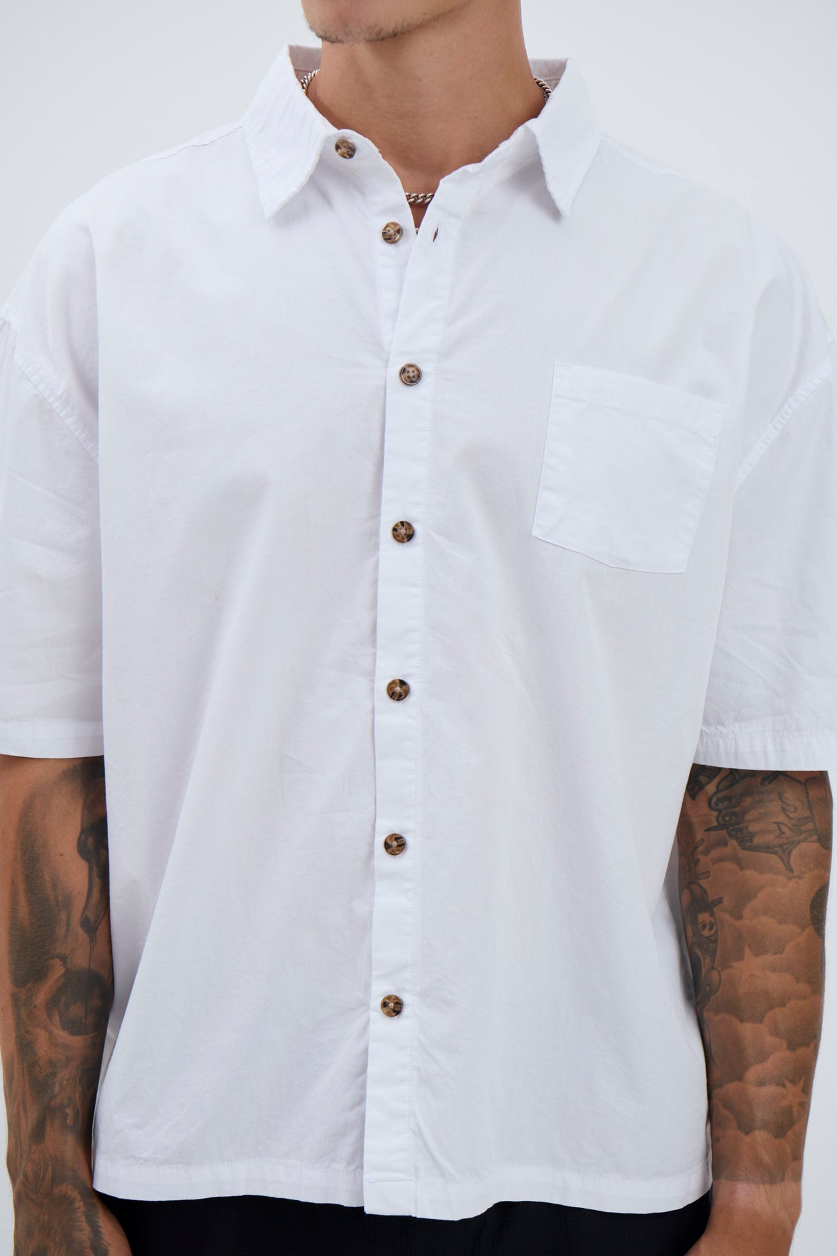 Scott Short Sleeve Shirt White