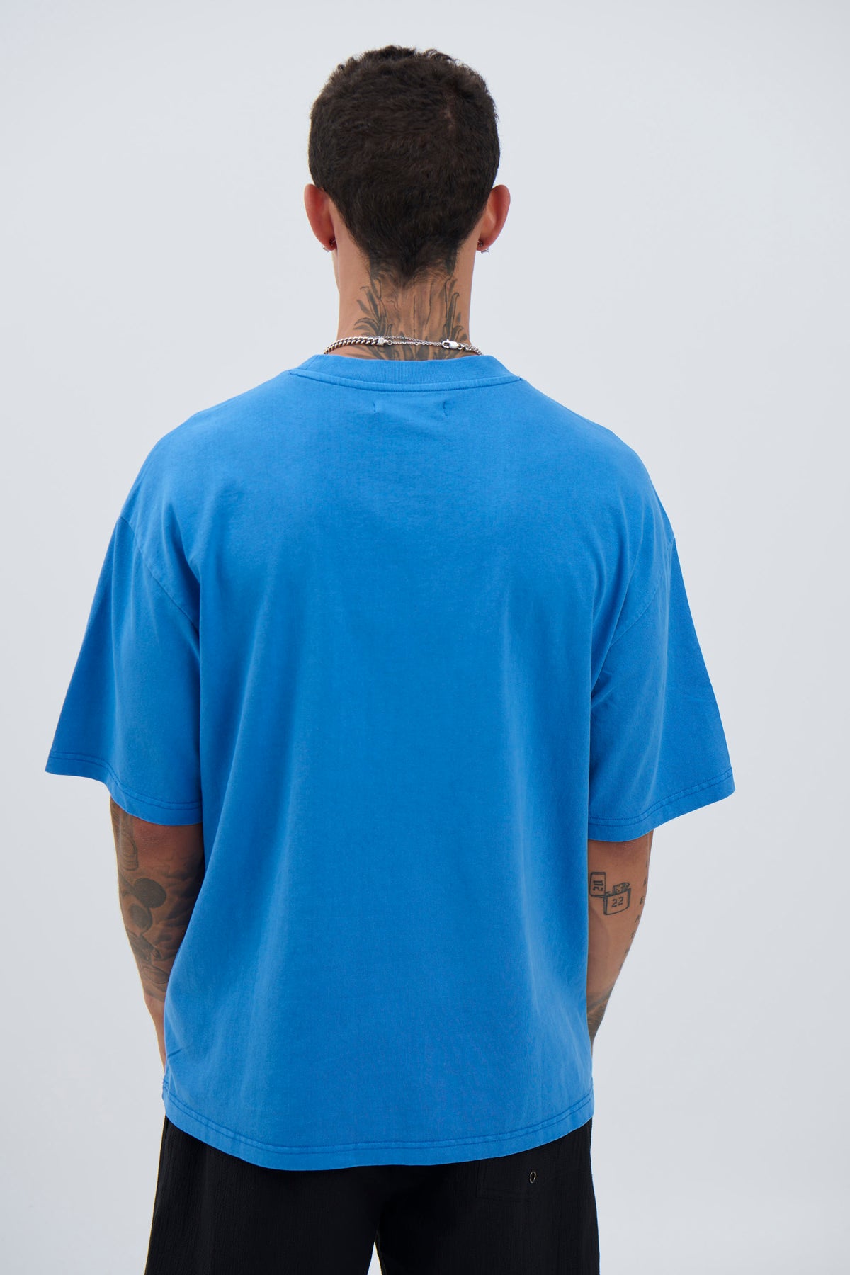 Marty Sampson Logo Tee Cobalt