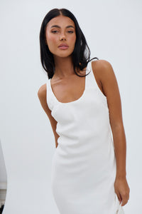 Alyce Midi Dress White