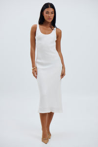 Alyce Midi Dress White