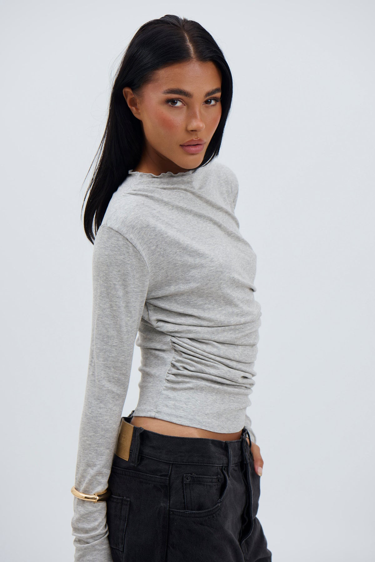 Emina Top Grey