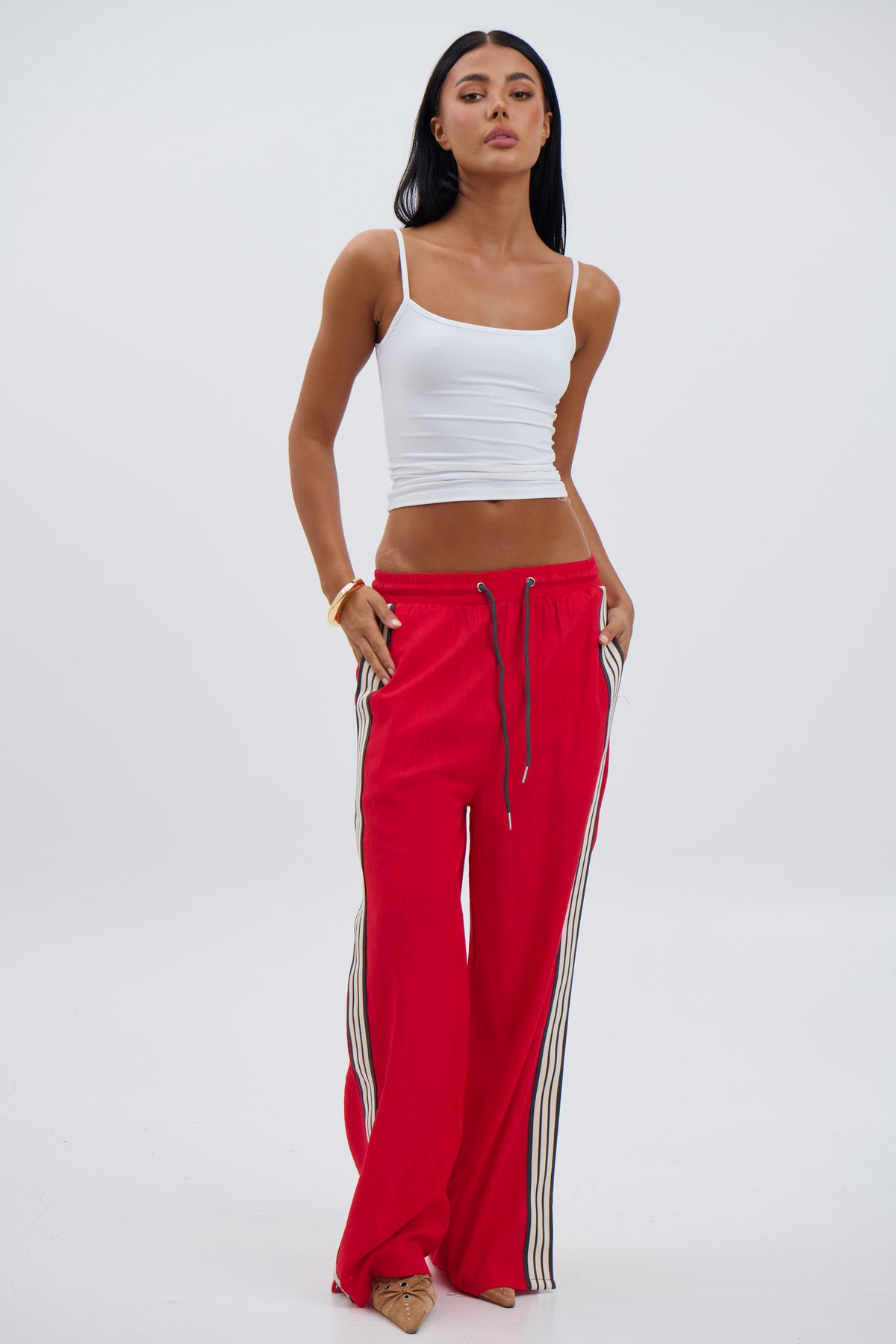 Leesa Pant Red