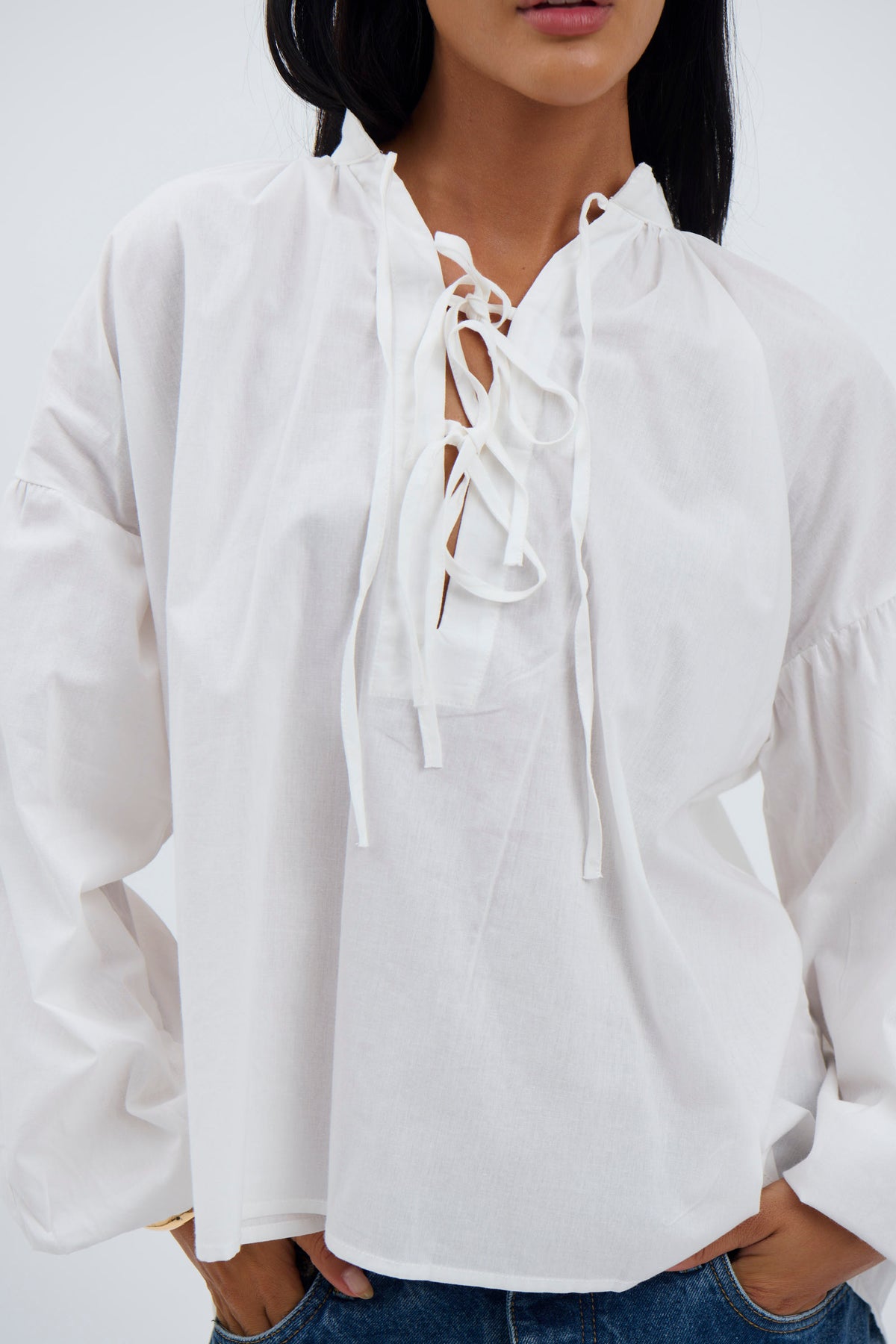 Jacquie Shirt White