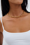 Rope Chain Necklace 18K Gold Plated