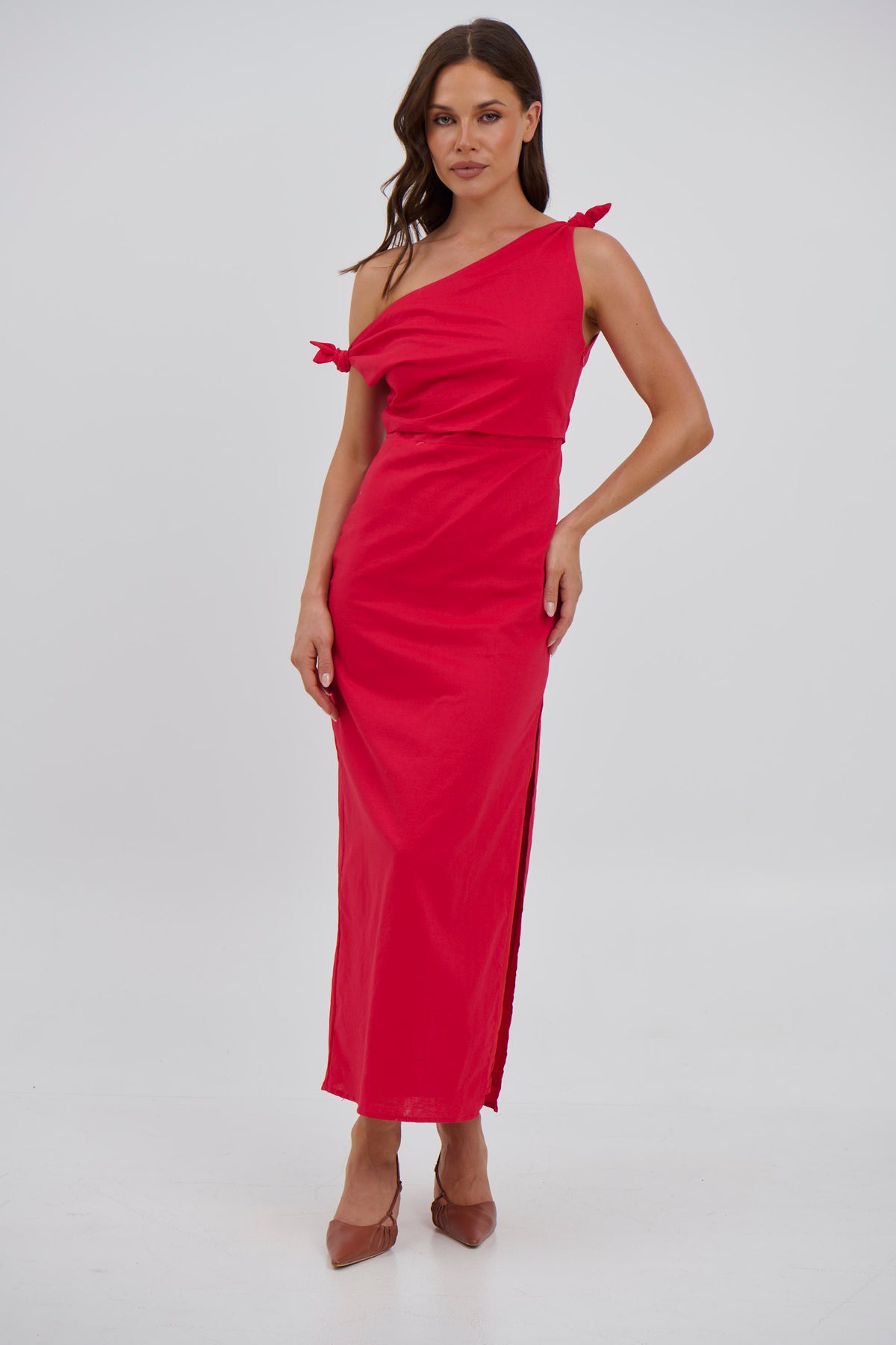 Tamia Maxi Dress Cherry