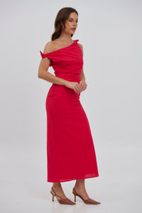 Tamia Maxi Dress Cherry