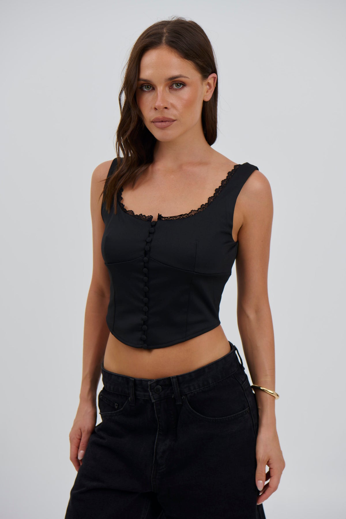 Lois Top Black - FINAL SALE