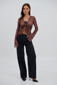 Elas Top Leopard - FINAL SALE