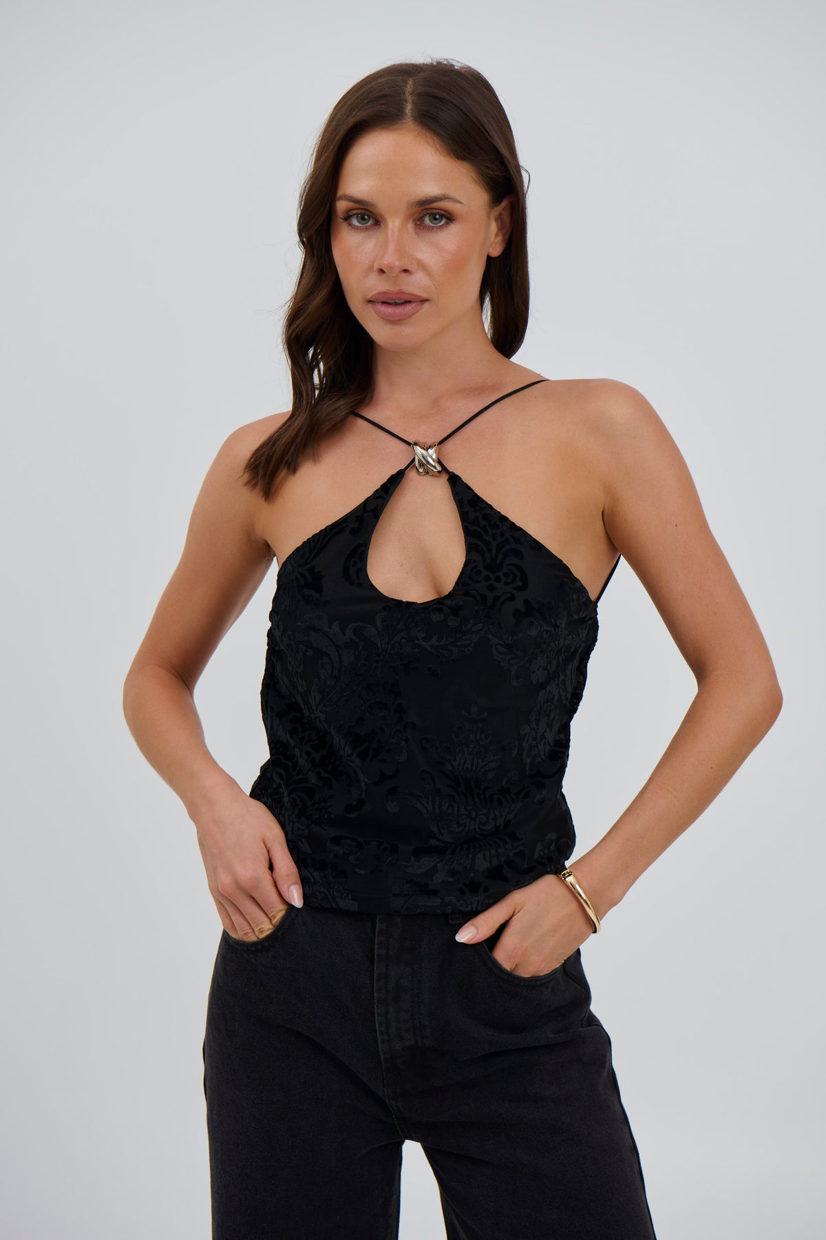 Elina Top Black