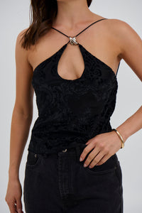 Elina Top Black