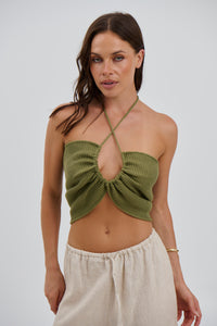 Paloma Crop Khaki