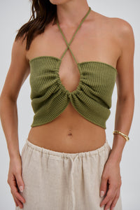 Paloma Crop Khaki