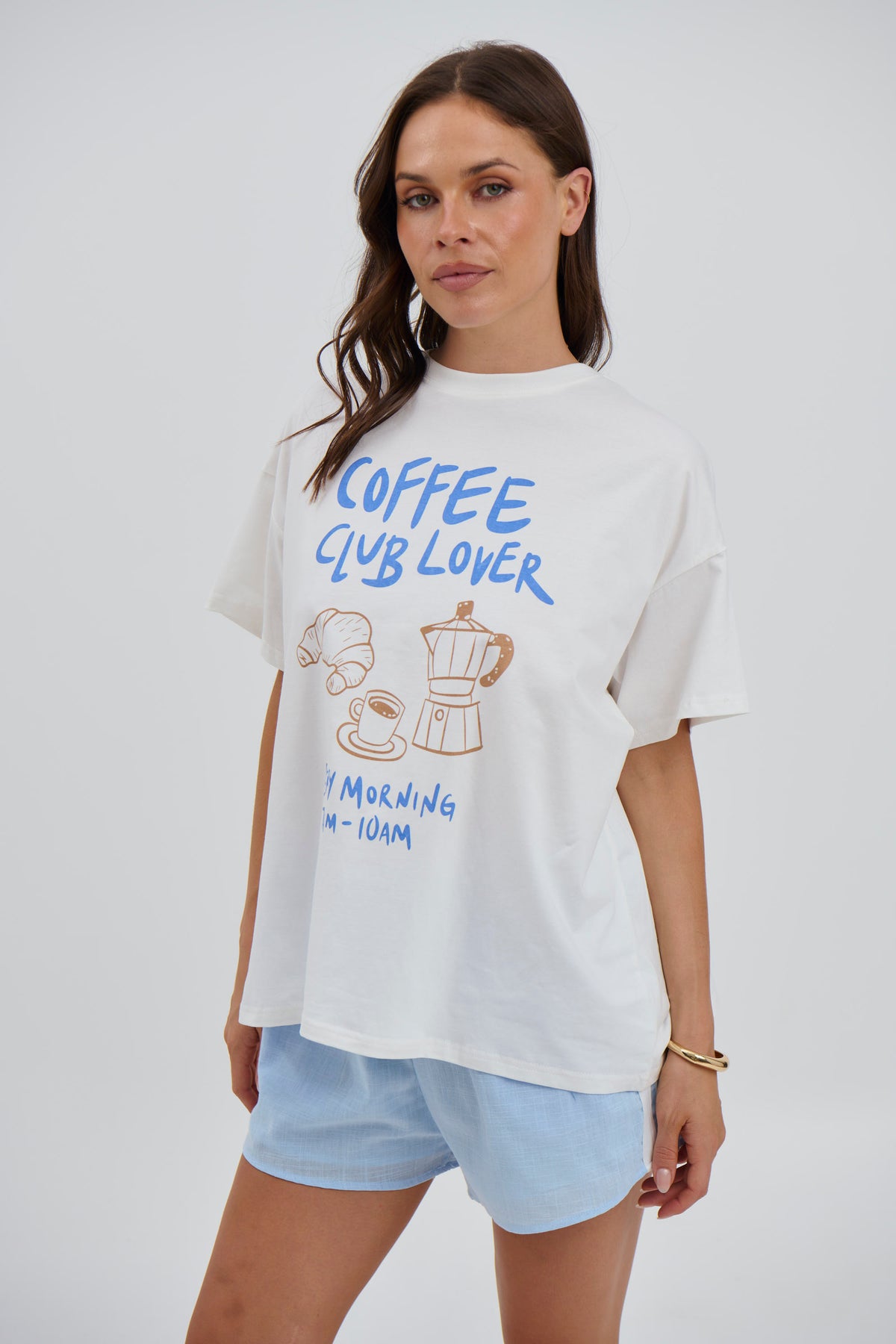 Coffee Lover Top White