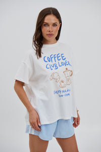 Coffee Lover Top White