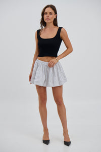 Justine Bubble Skirt Stripe