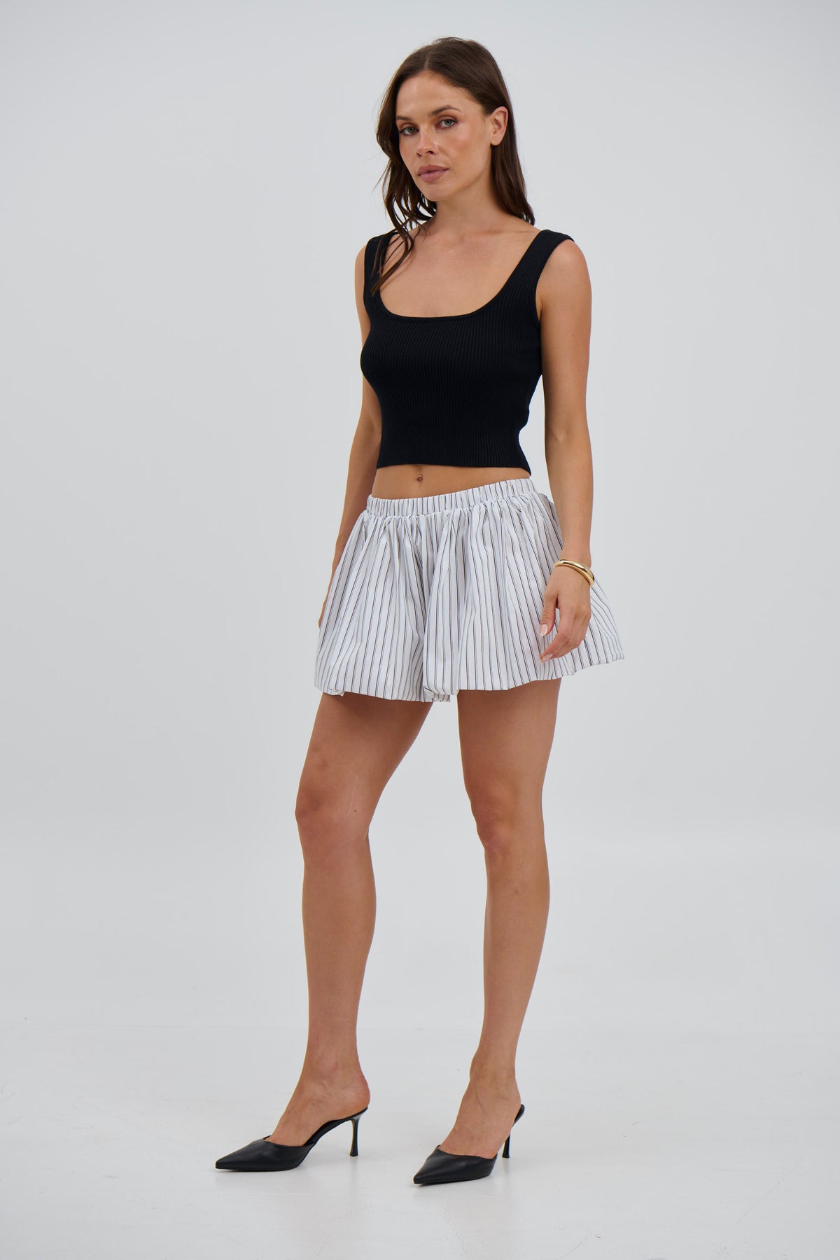 Lacey Crop Black - FINAL SALE