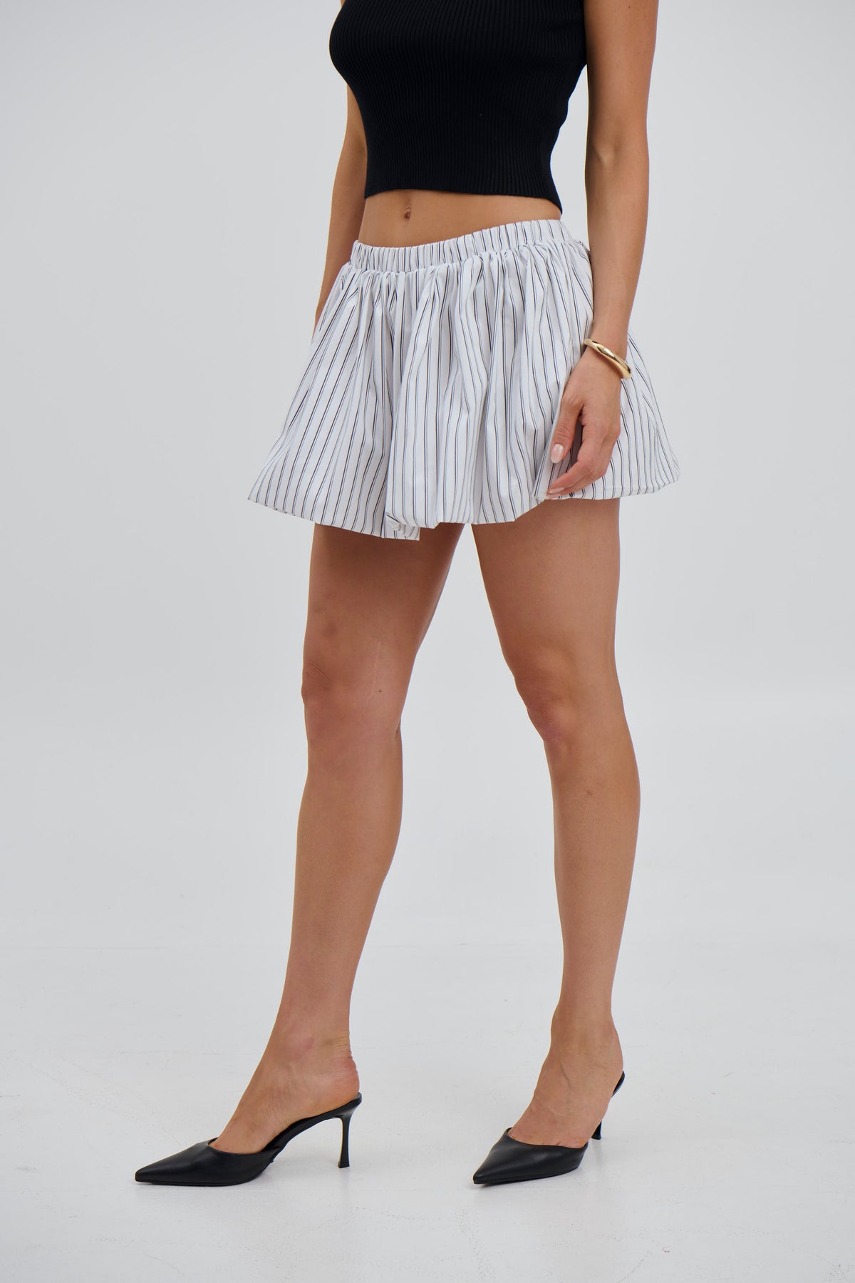 Justine Bubble Skirt Stripe