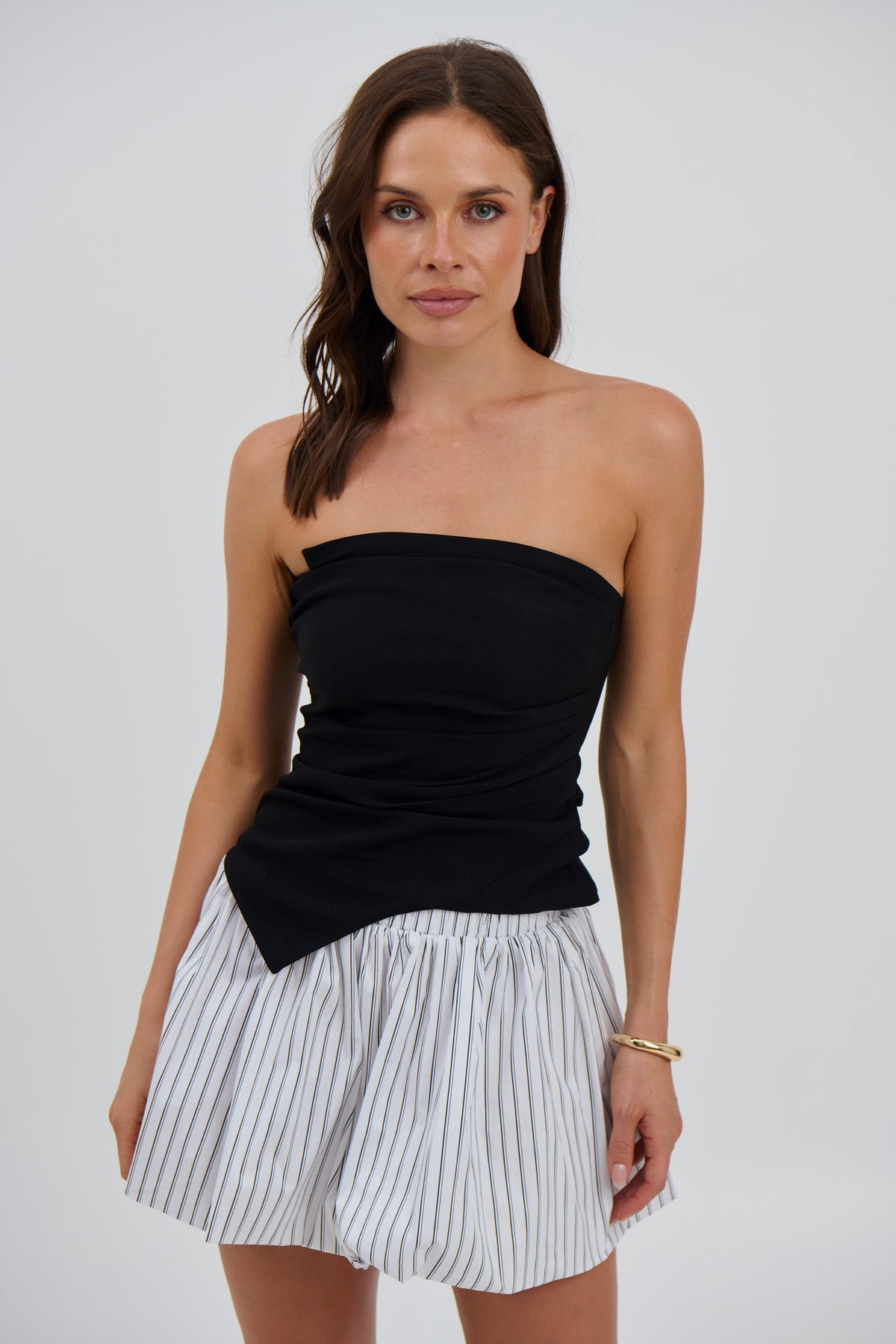 Lou Lou Strapless Top Black