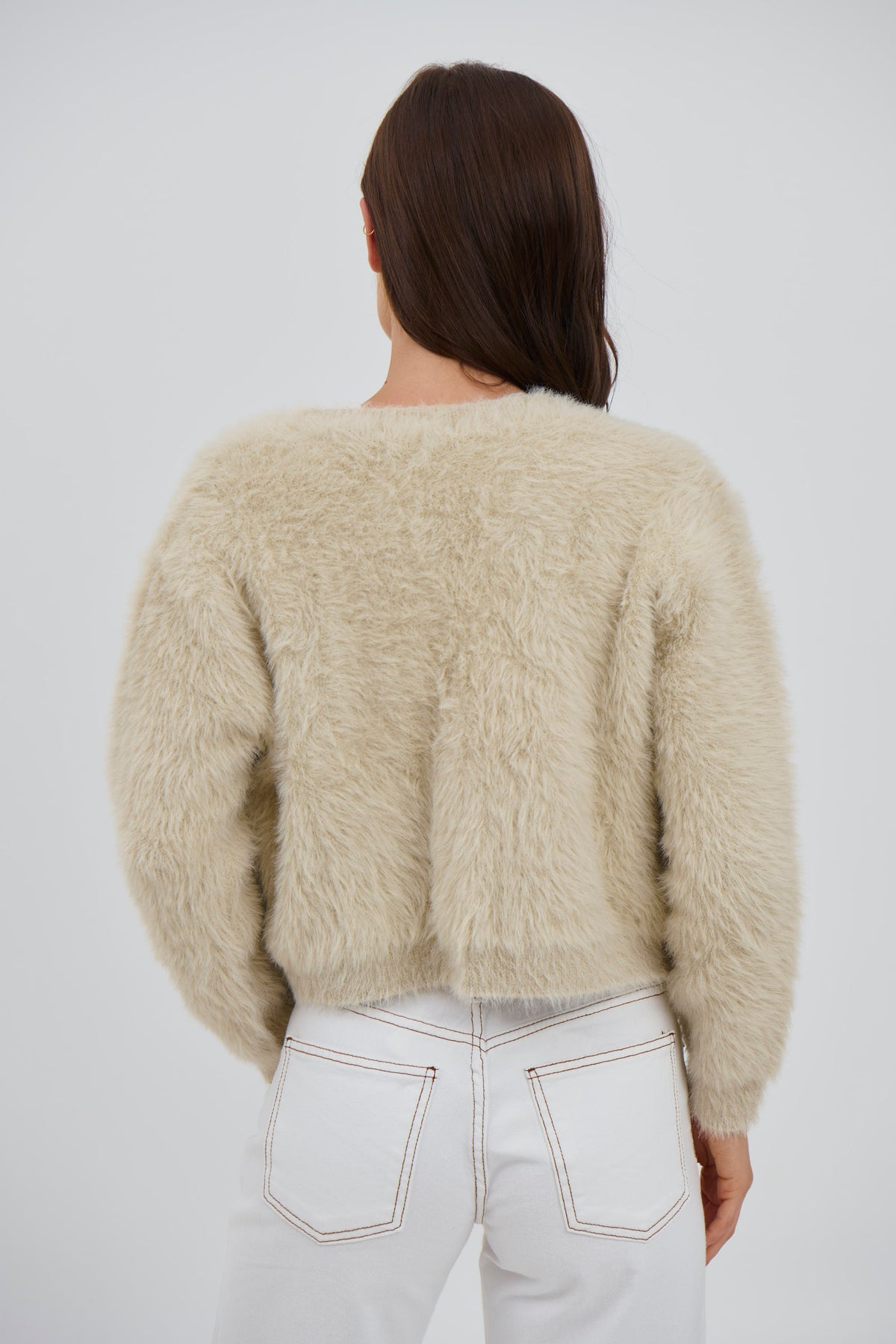 Rocky Cropped Knit Oat