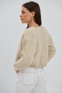 Rocky Cropped Knit Oat