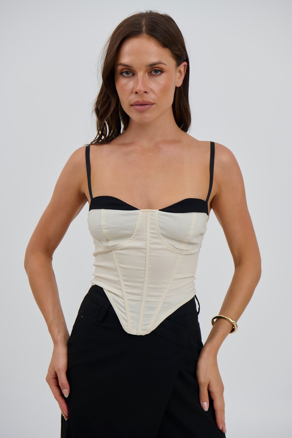 August Corset Top Ivory - FINAL SALE