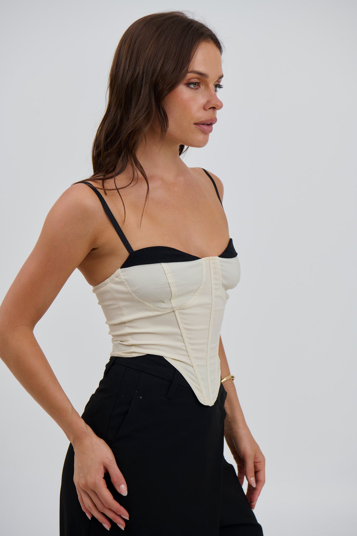 August Corset Top Ivory - FINAL SALE