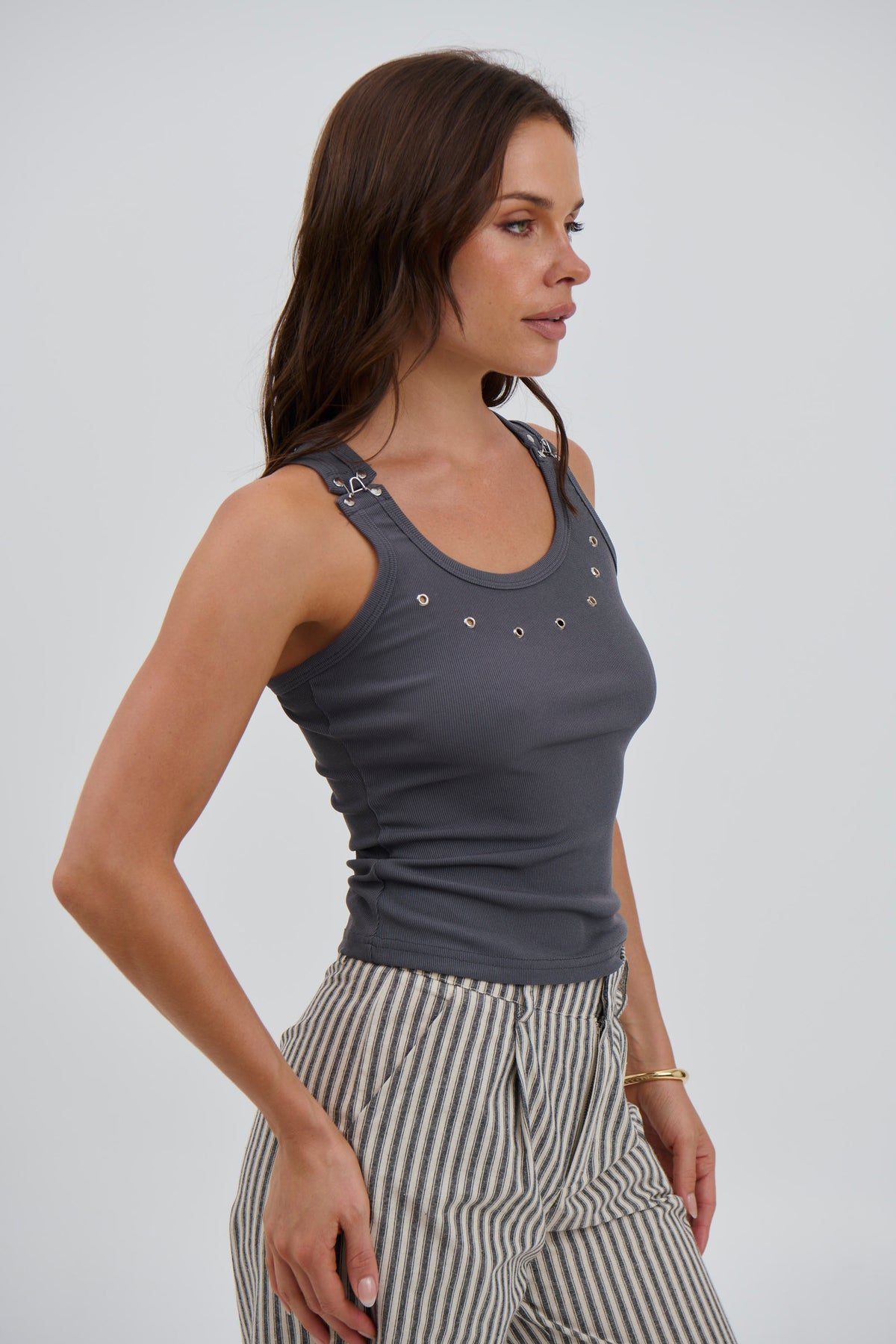 Alessia Top Dark Grey