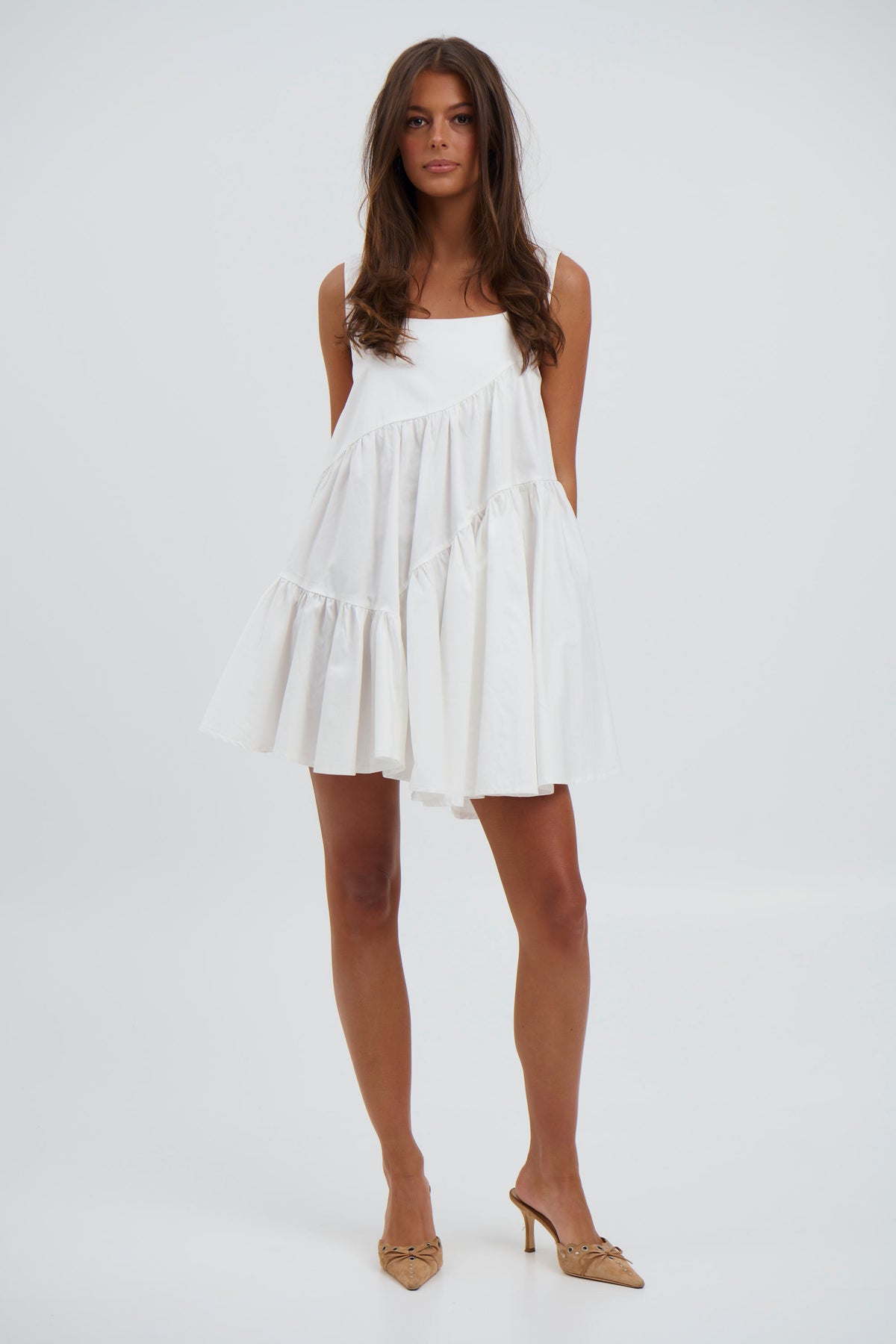 Zena Mini Dress White