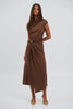 Jenna Maxi Dress Chocolate