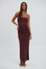 Rumi Maxi Dress Chocolate