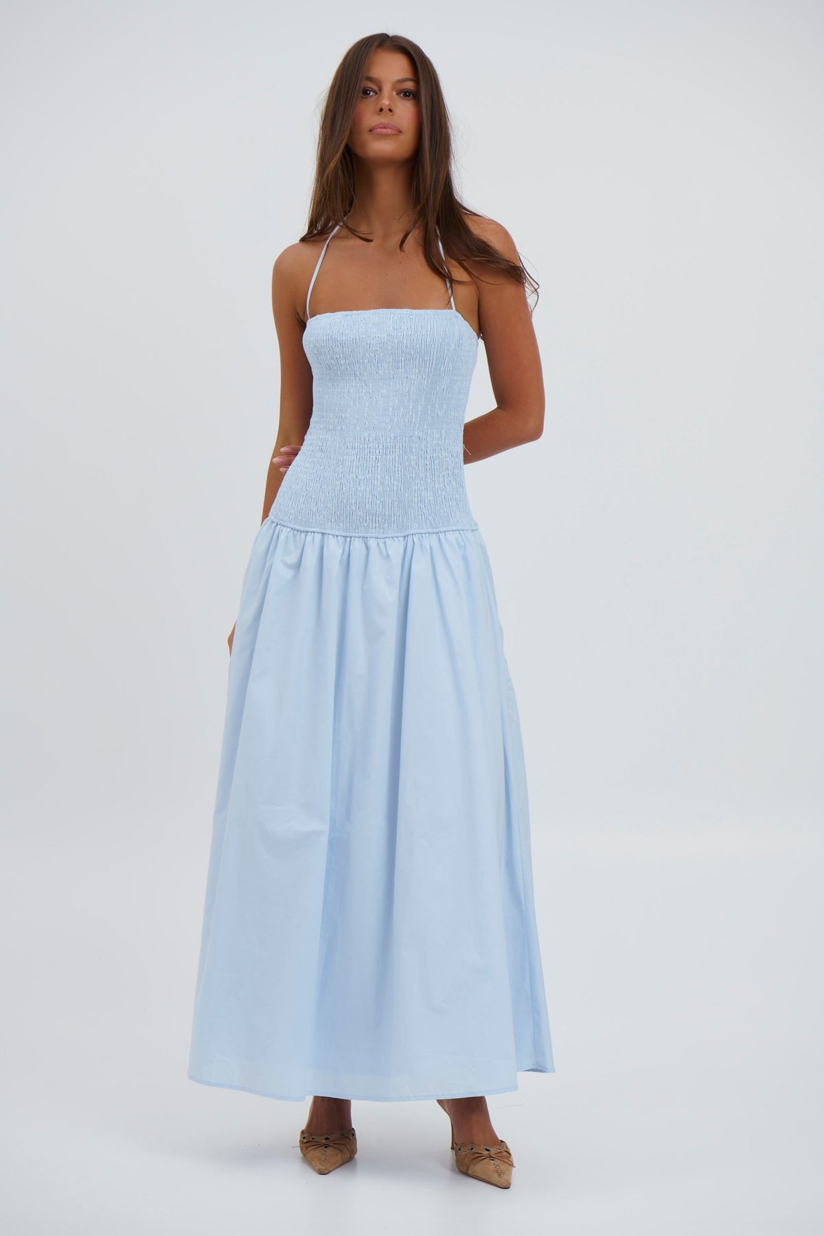 Krystal Maxi Dress Sky