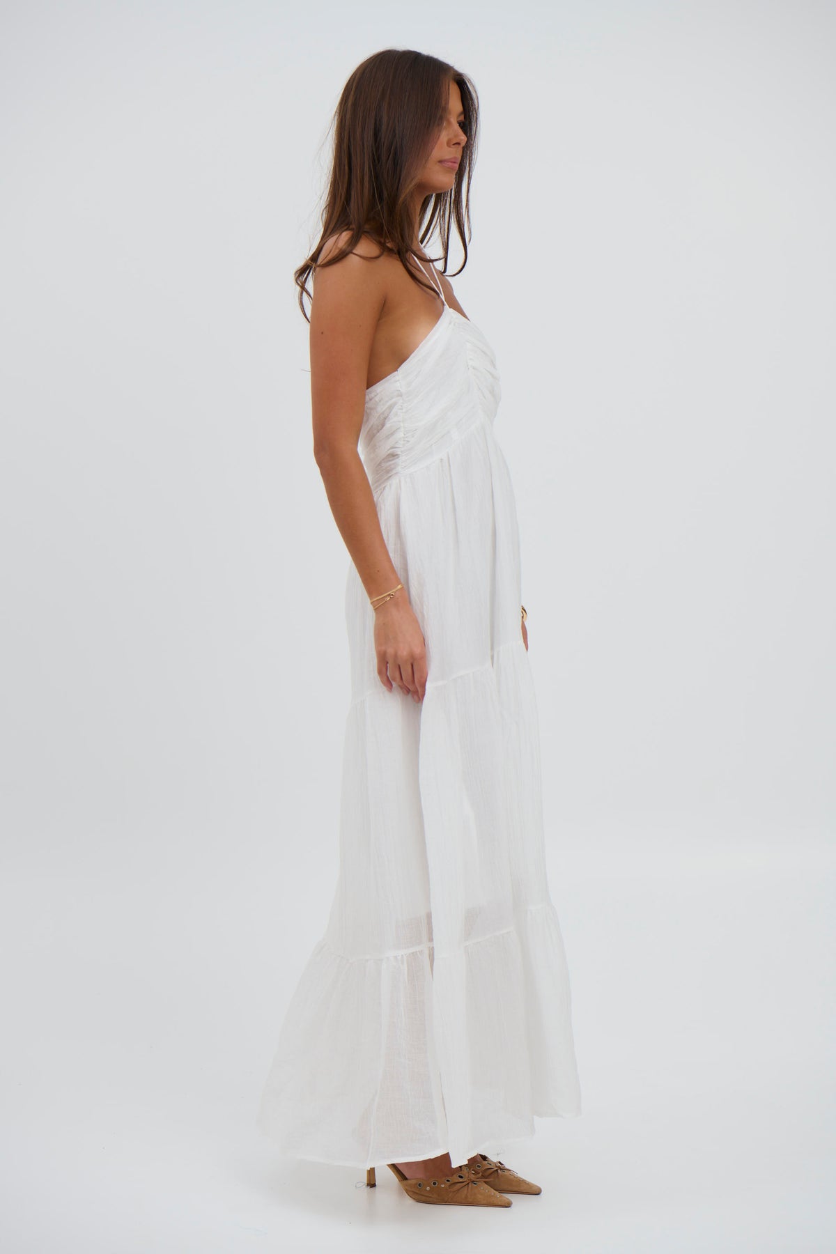 Kristen Maxi Dress White