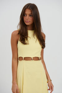 Mimi Maxi Dress Lemon