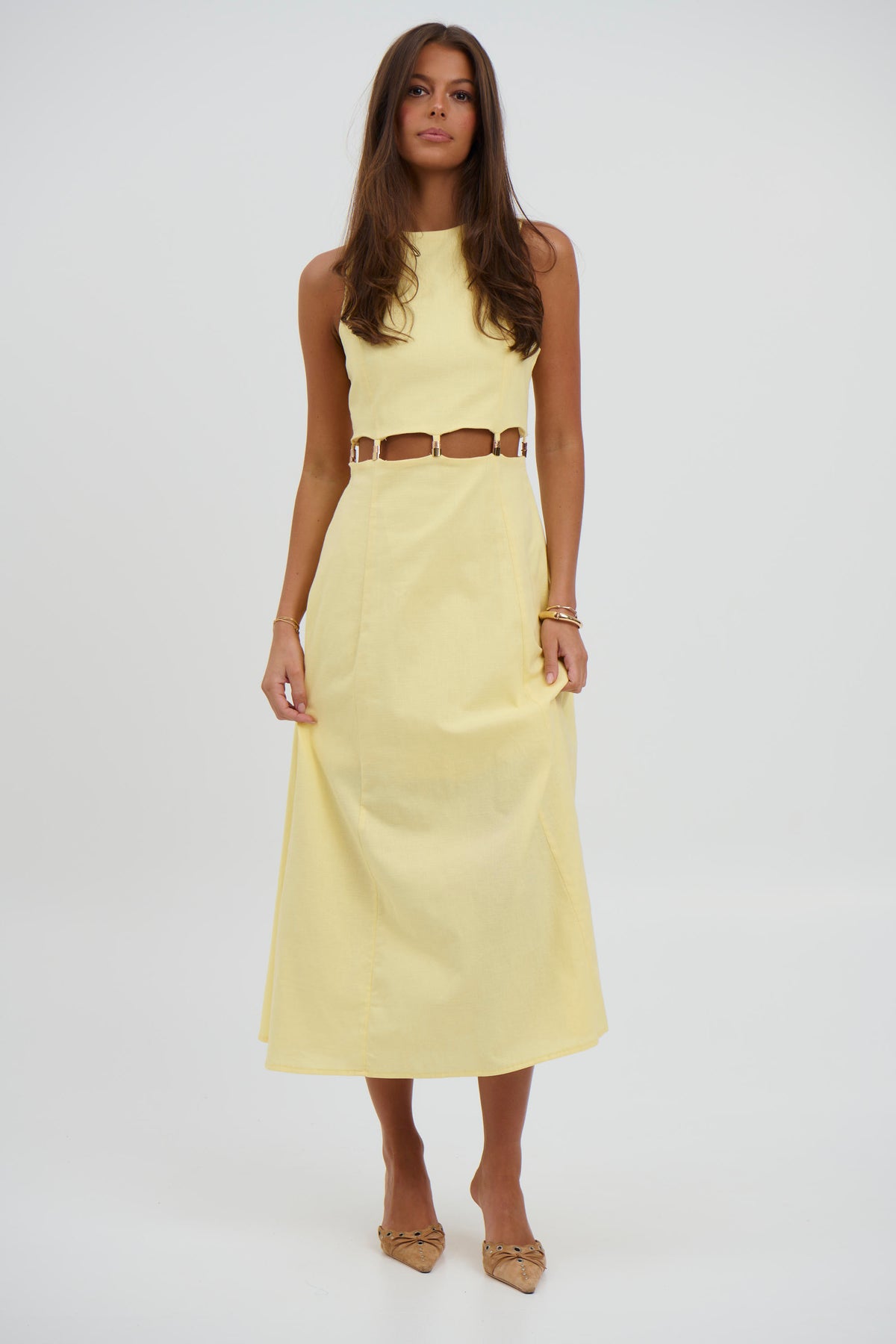 Mimi Maxi Dress Lemon